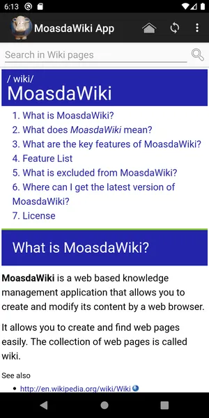 MoasdaWiki App